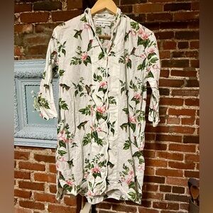 NEW Heidi Carey Flowers & Hummingbirds Nightshirt
